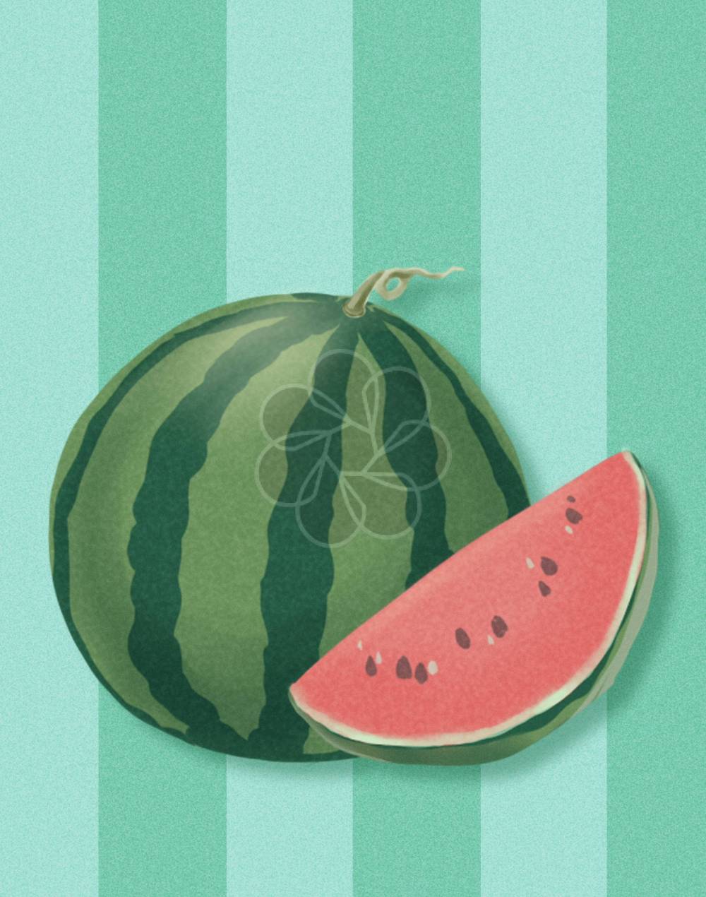 卡通水果系列——watermelon1